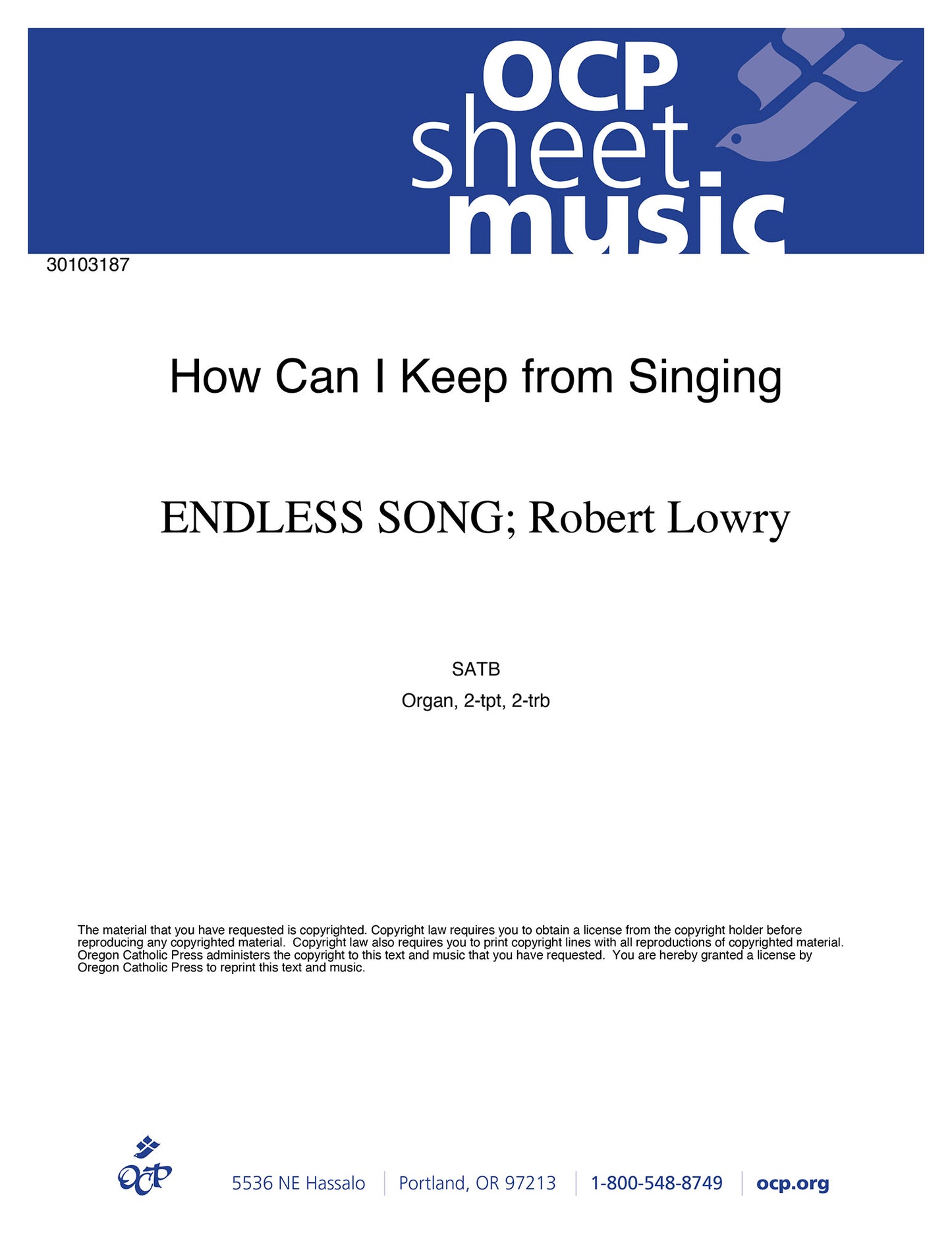 How Can I Keep from Singing