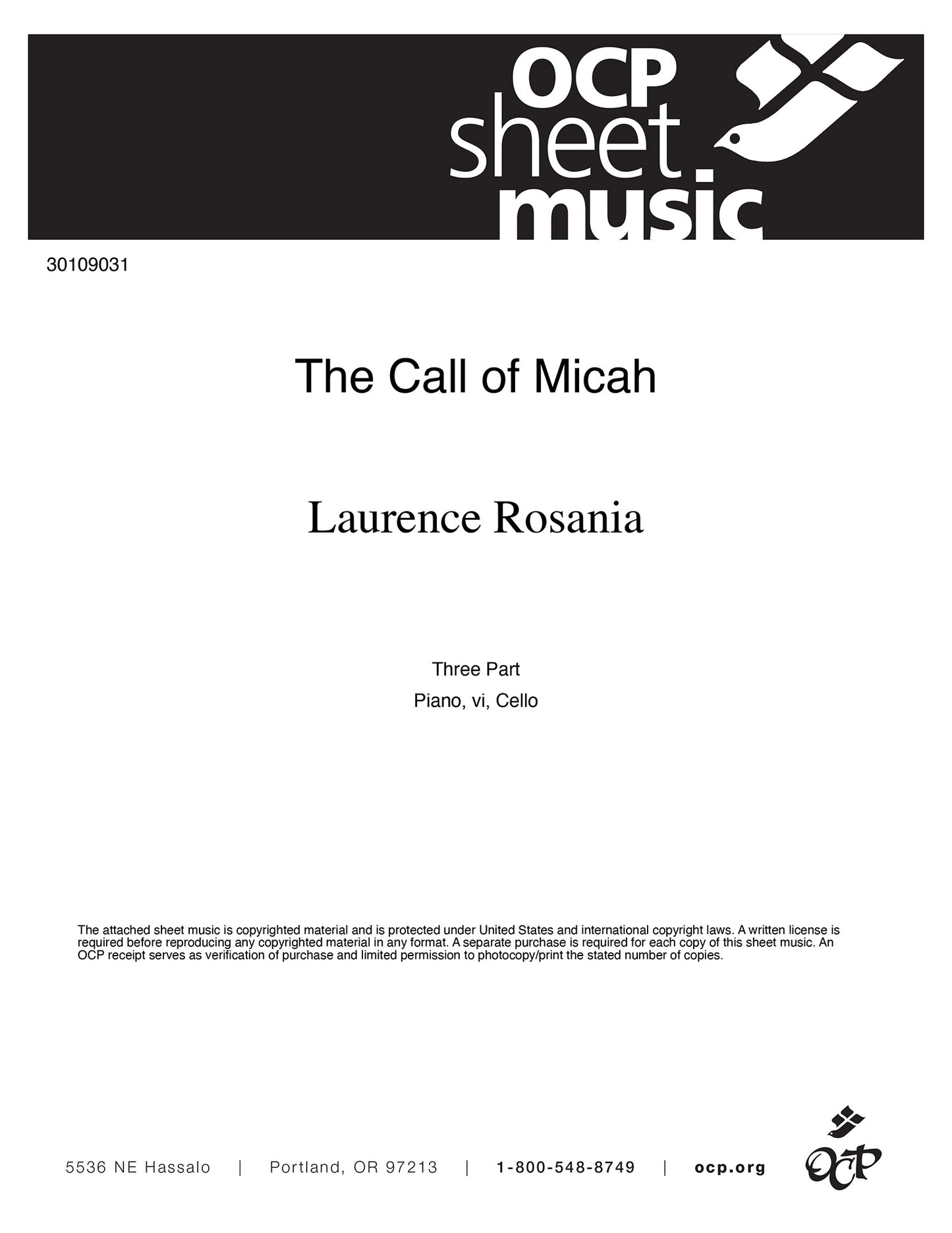 The Call of Micah