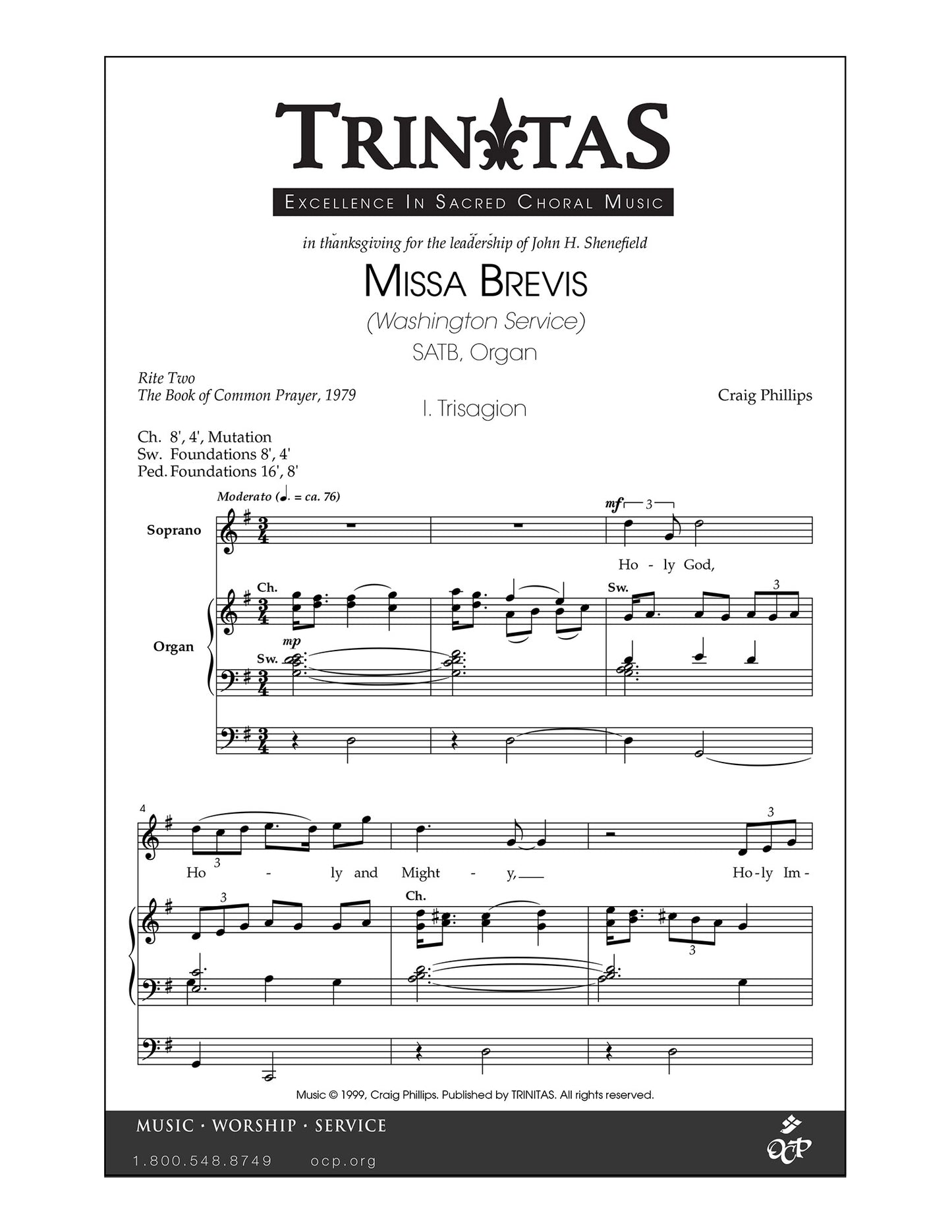 Missa Brevis (Washington Service)