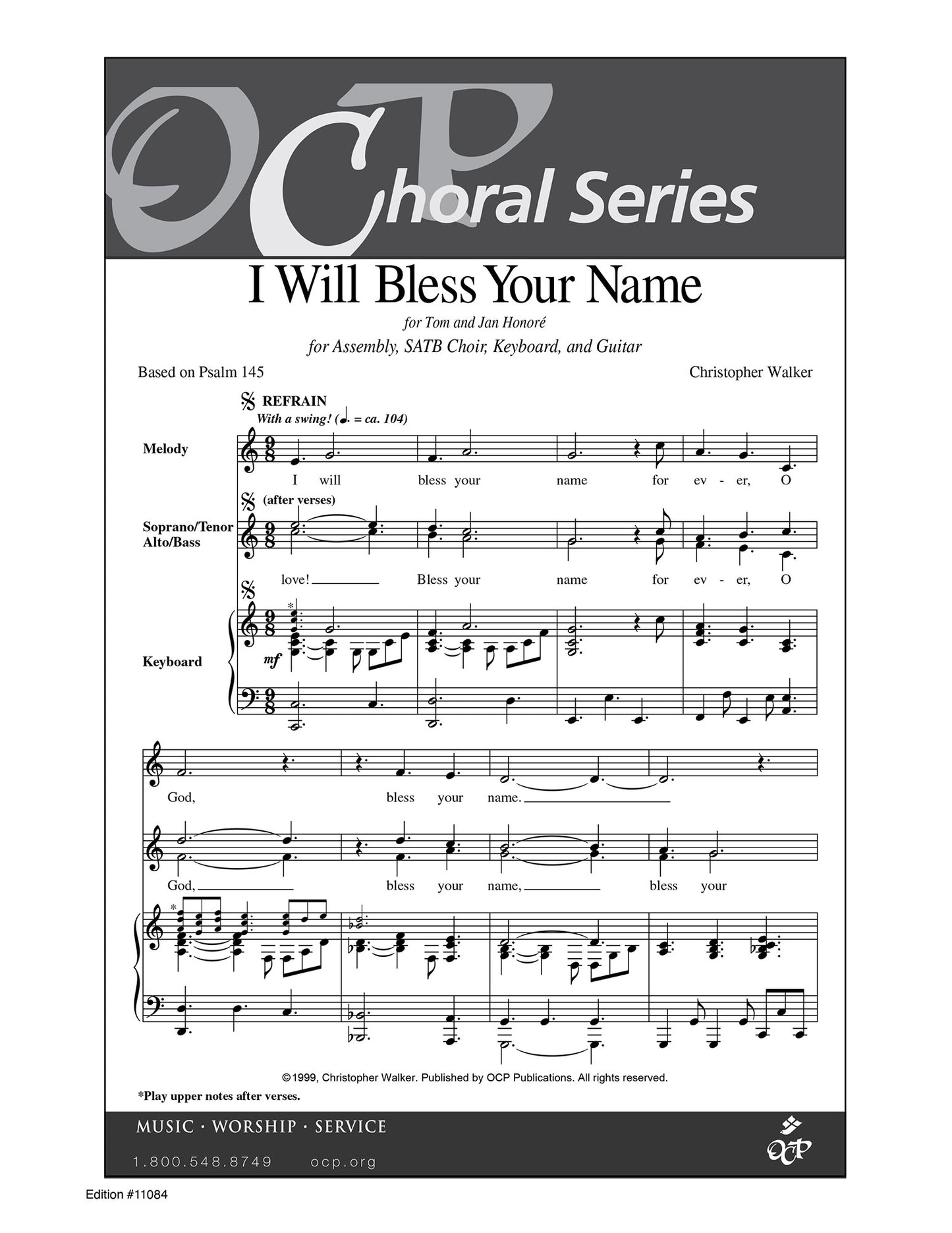 I Will Bless Your Name