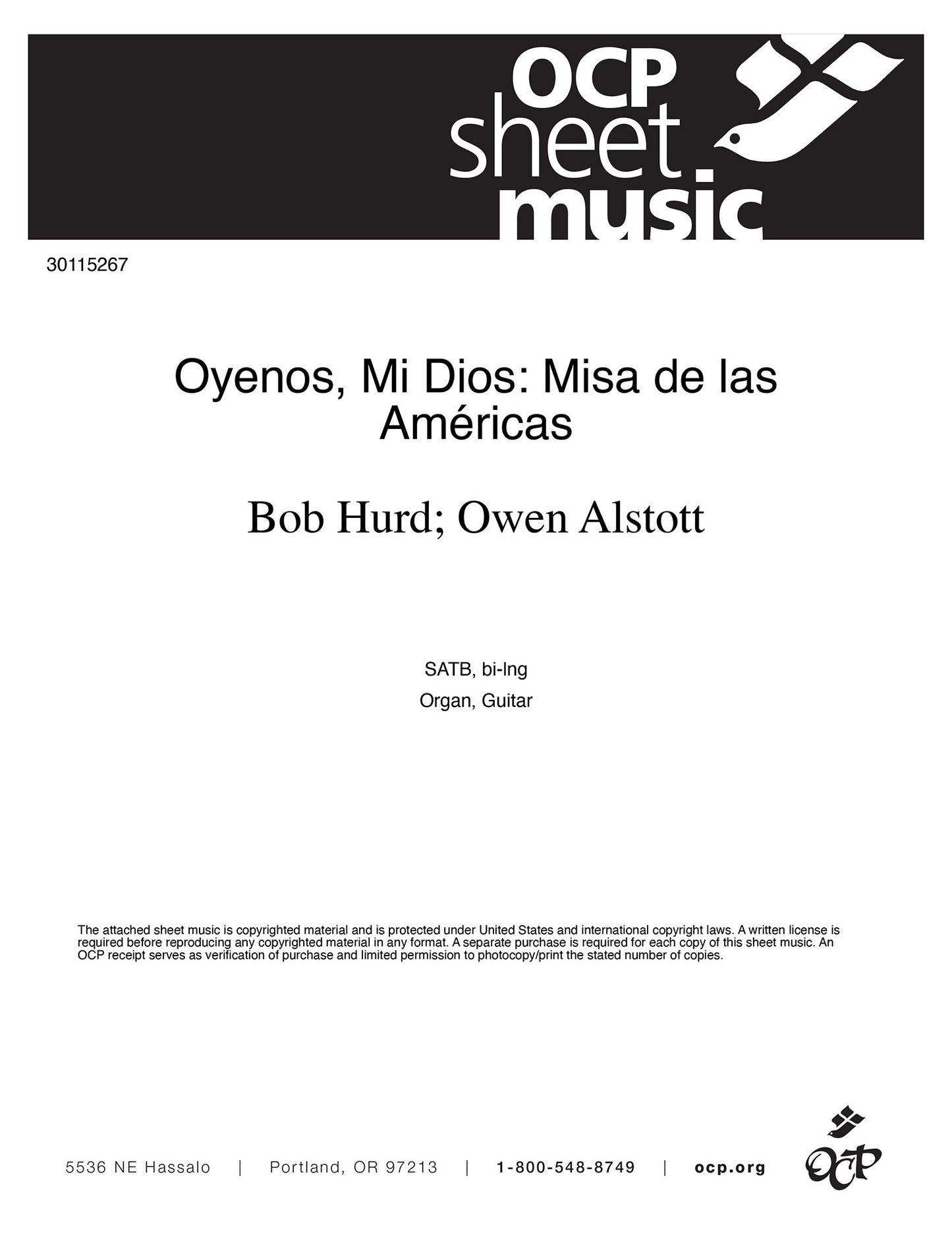 Oyenos, Mi Dios: Misa de las Américas