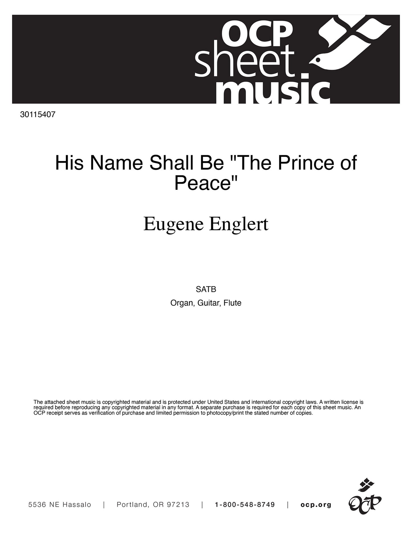 His Name Shall Be ÒThe Prince of PeaceÓ