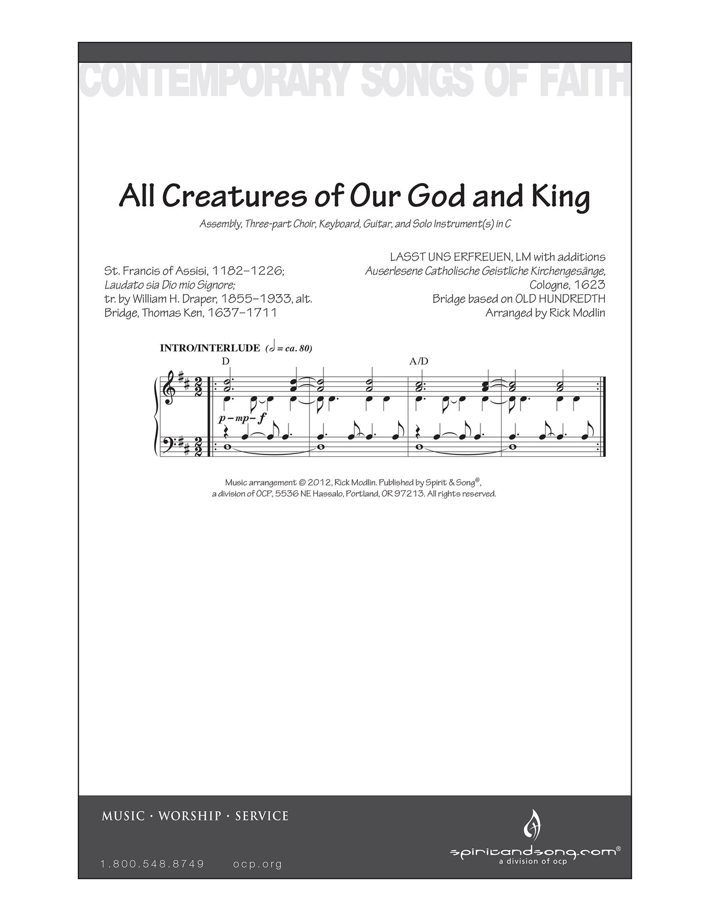 All Creatures of Our God and King