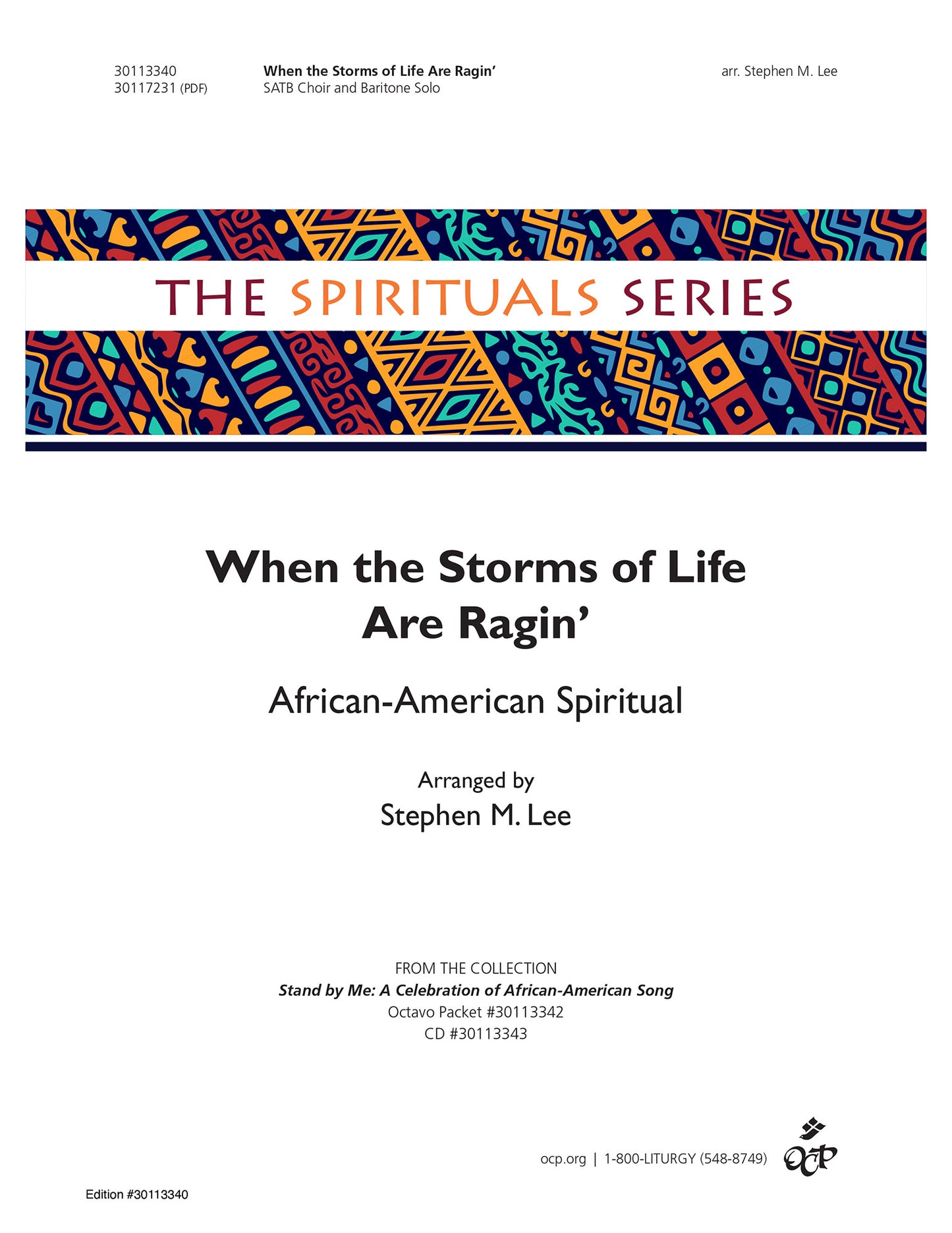 When the Storms of Life Are Ragin'