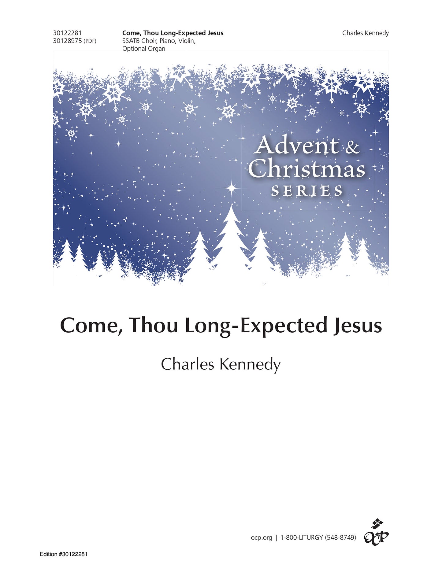 Come, Thou Long-Expected Jesus