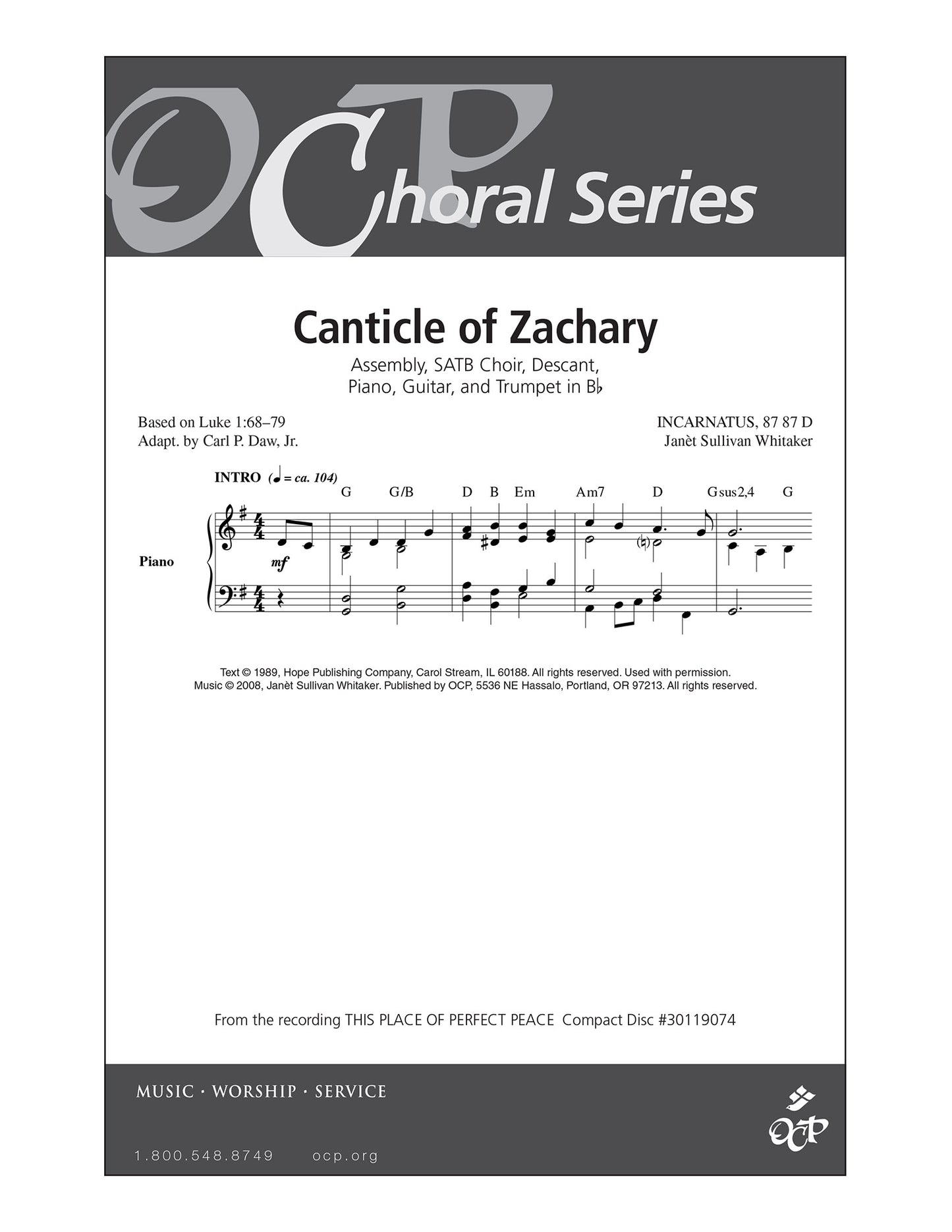 Canticle of Zachary