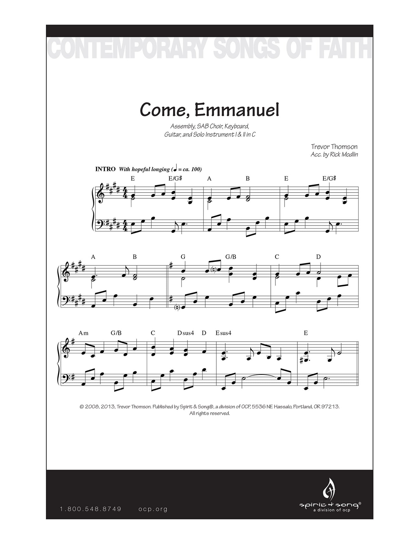 Come, Emmanuel