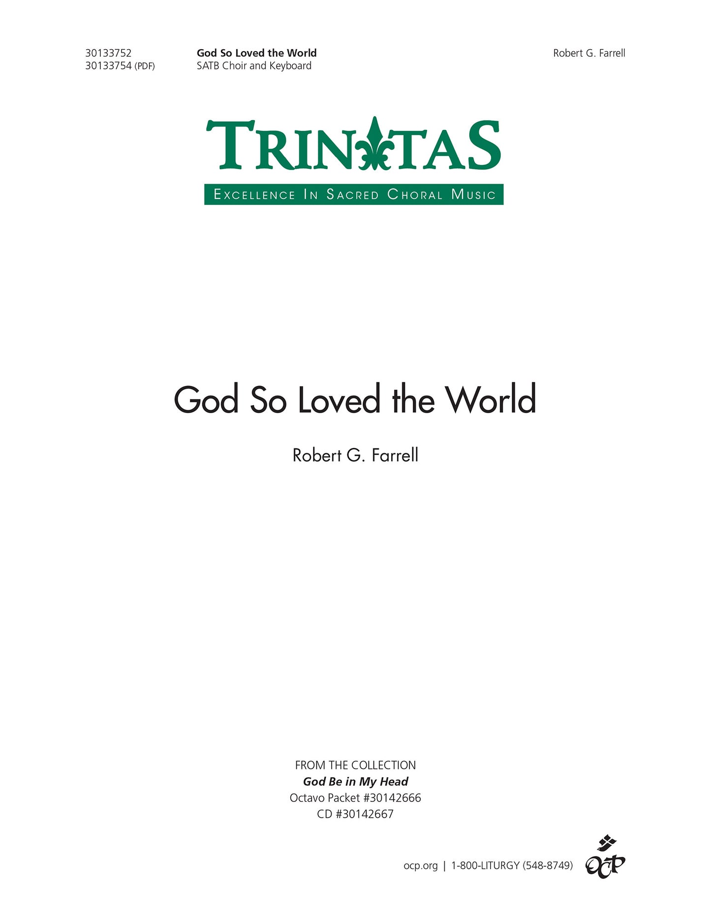 God So Loved the World