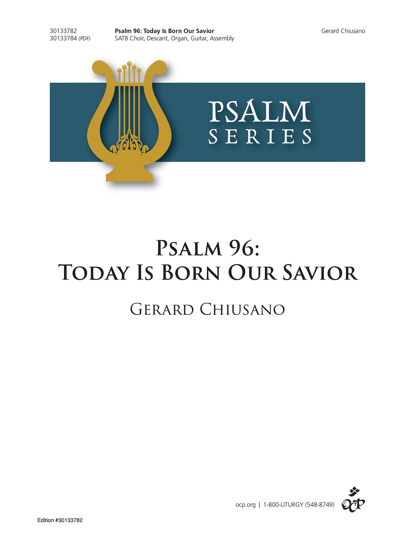 Psalm 96: Today Is Born Our Savior