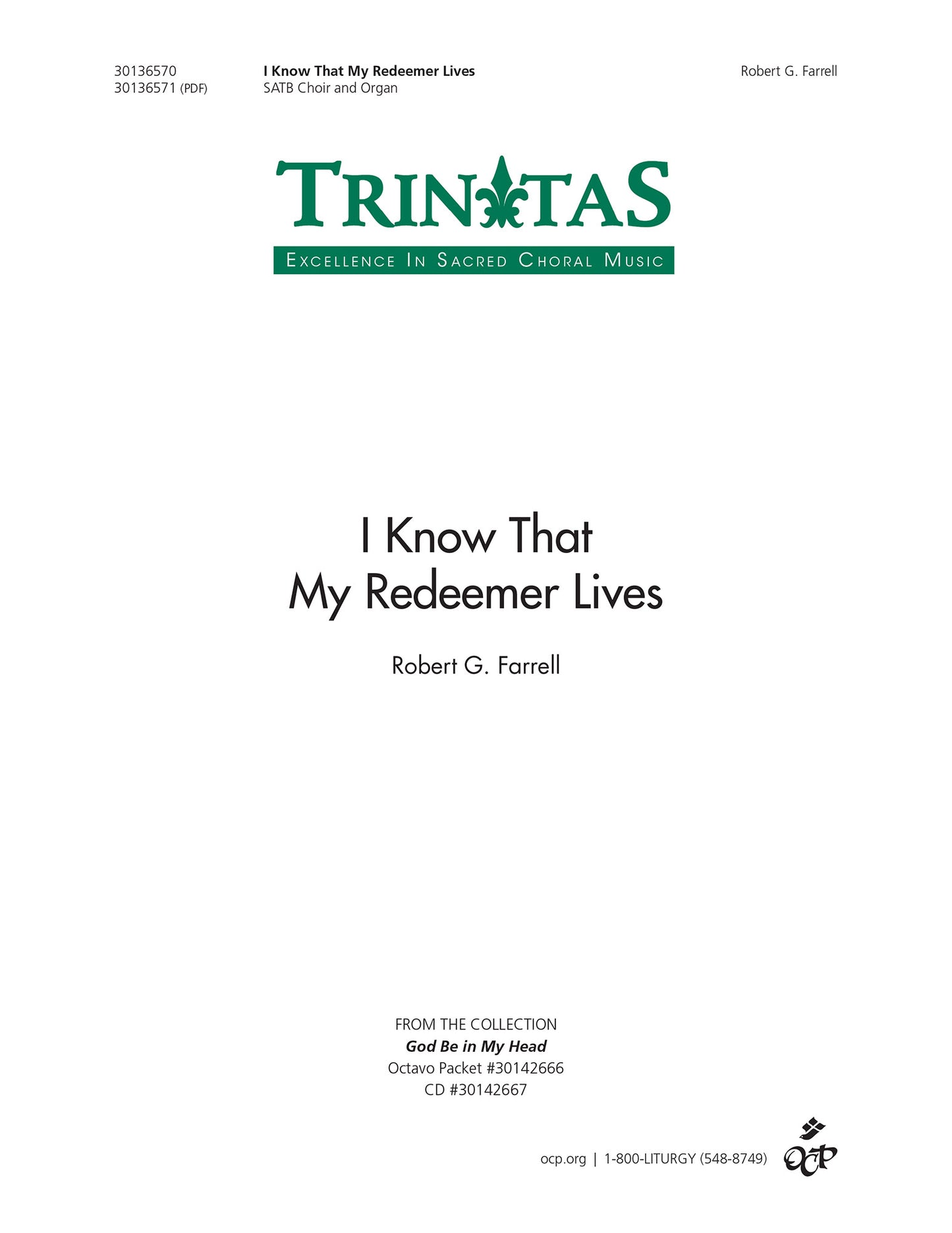 I Know That My Redeemer Lives