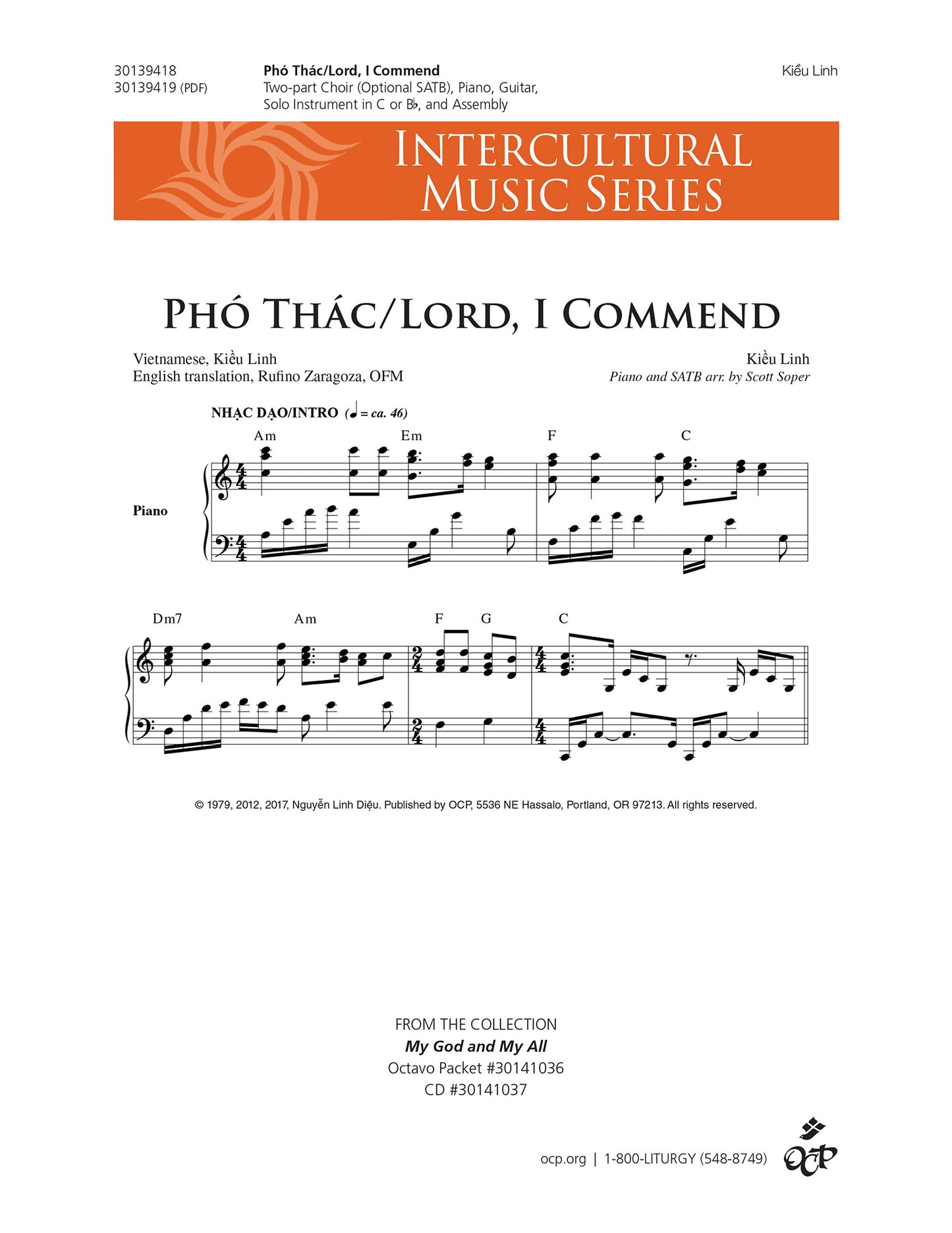 Ph— Th‡c/Lord, I Commend