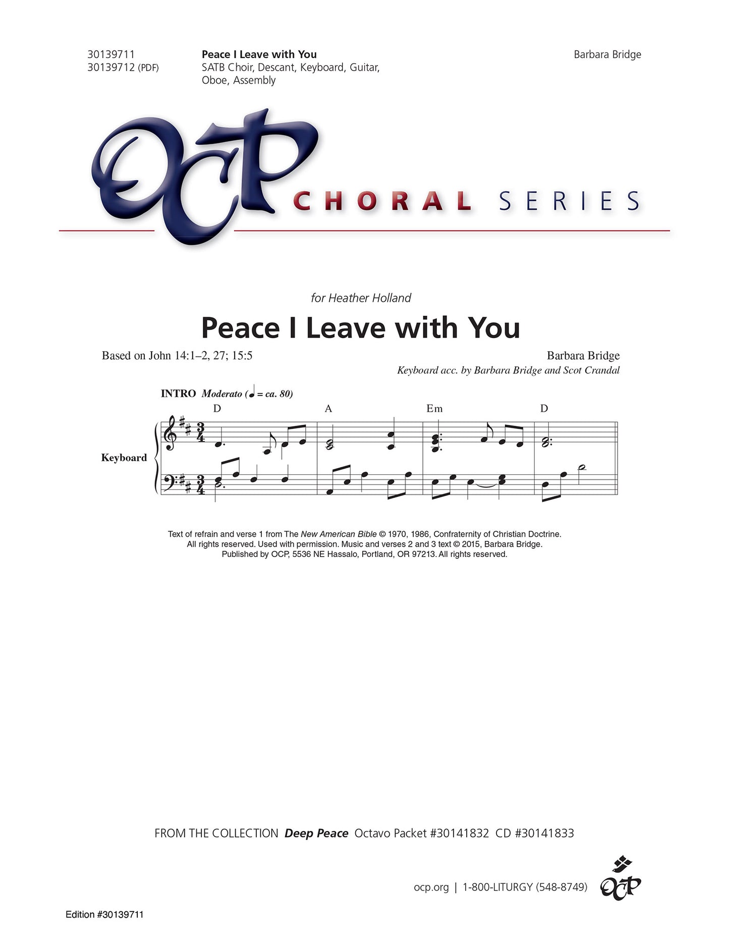 Peace I Leave with You