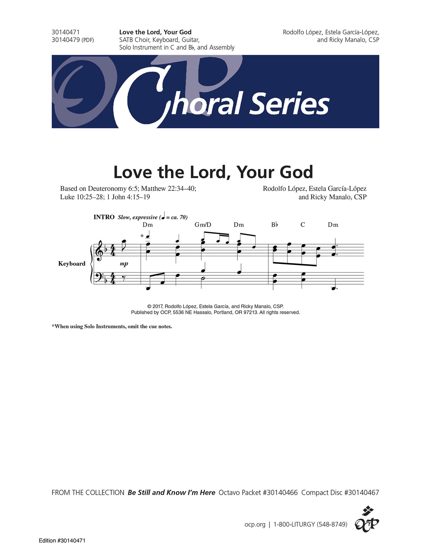 Love the Lord, Your God