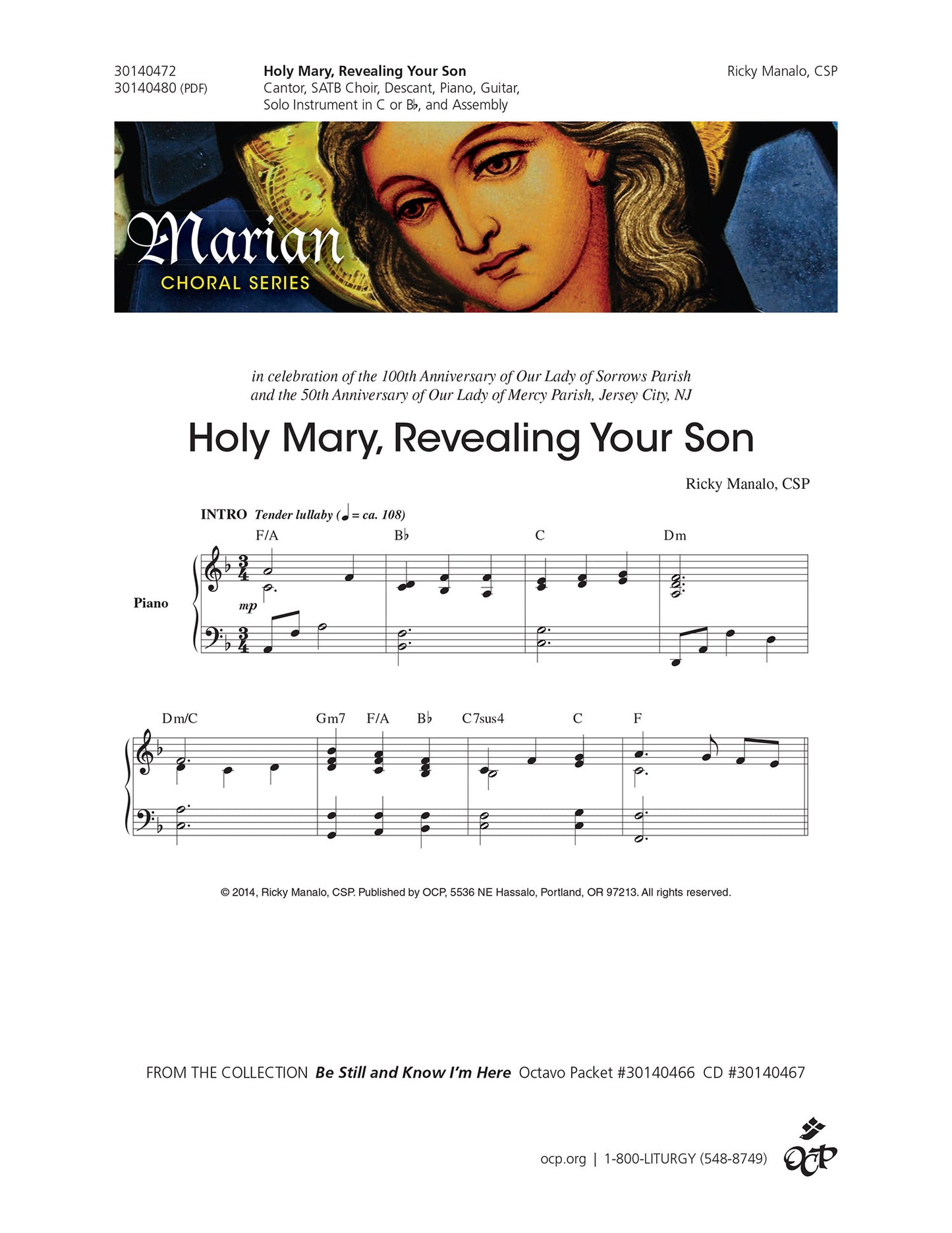 Holy Mary, Revealing Your Son