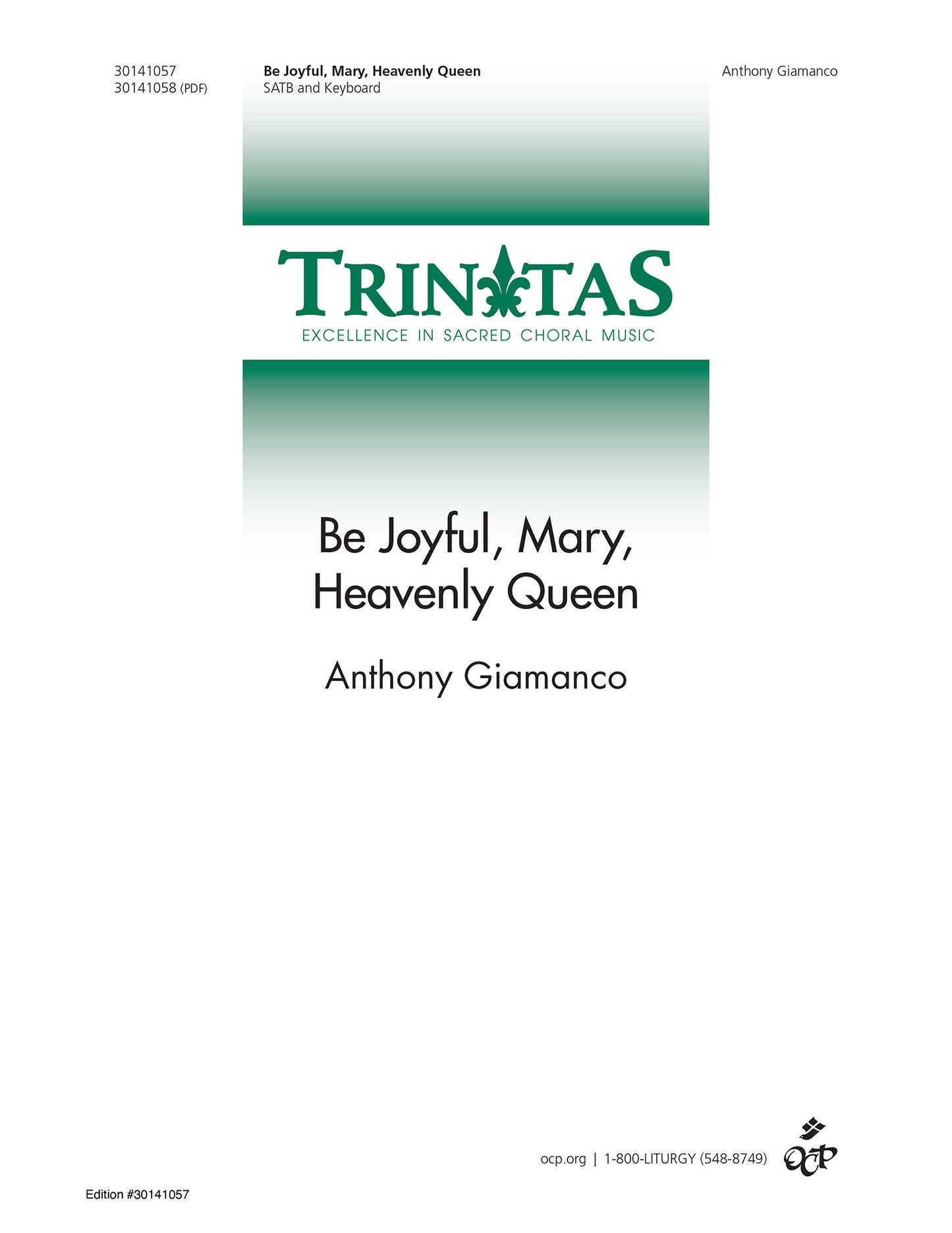 Be Joyful, Mary, Heavenly Queen