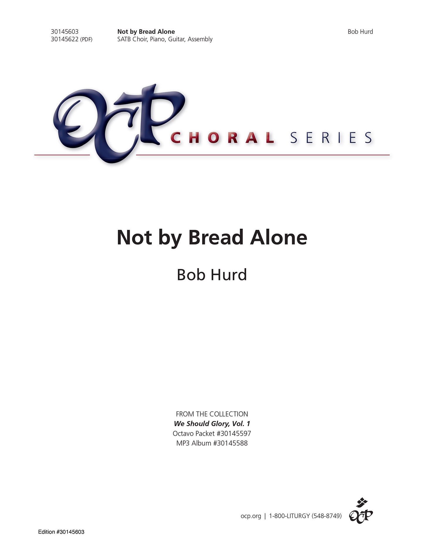 Not by Bread Alone