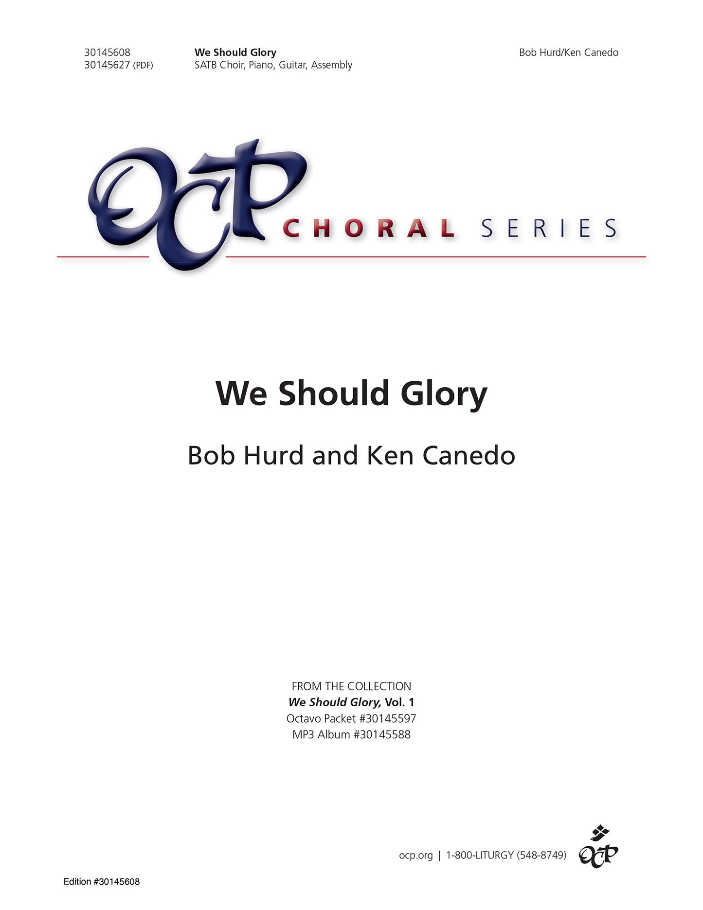 We Should Glory