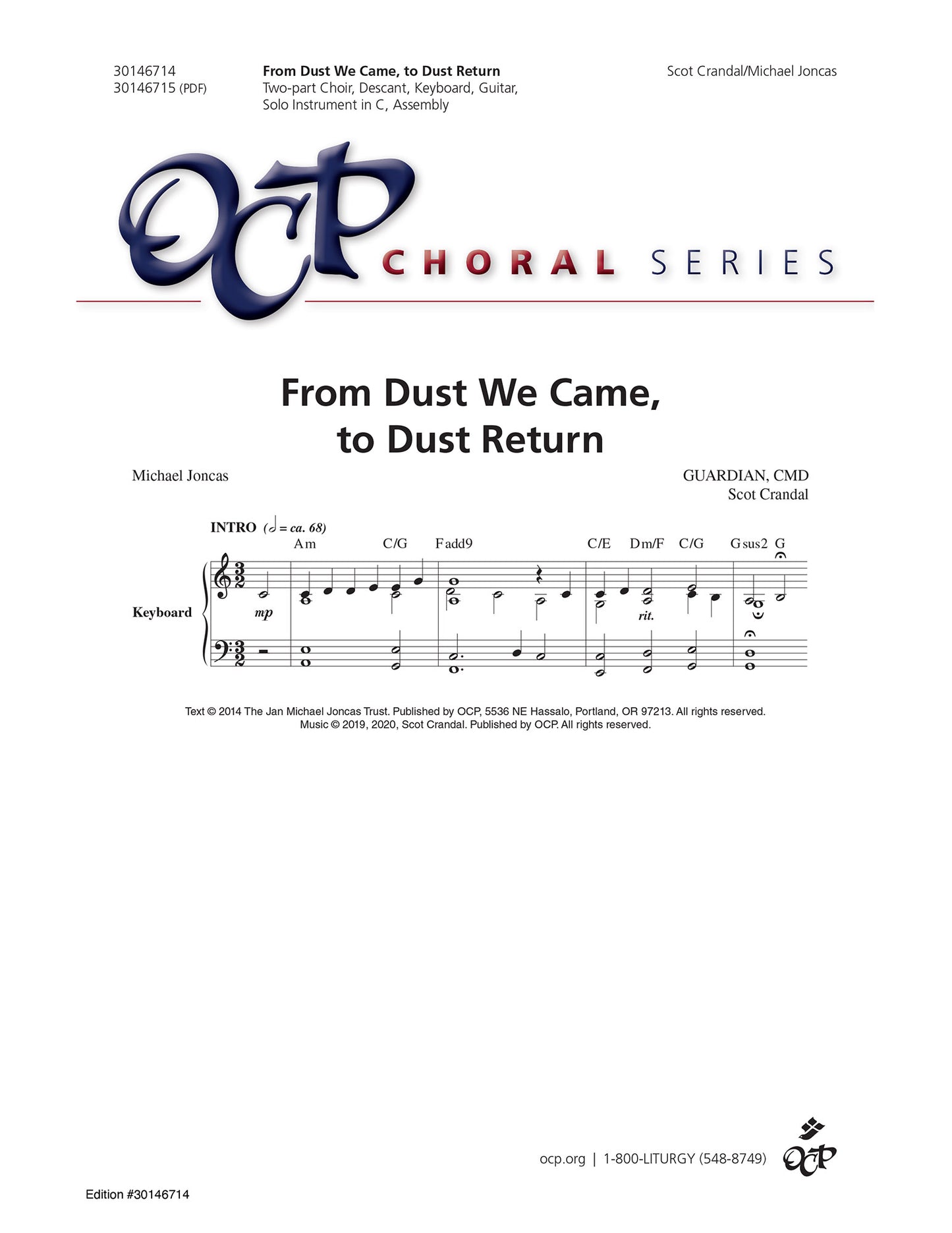 From Dust We Came, to Dust Return