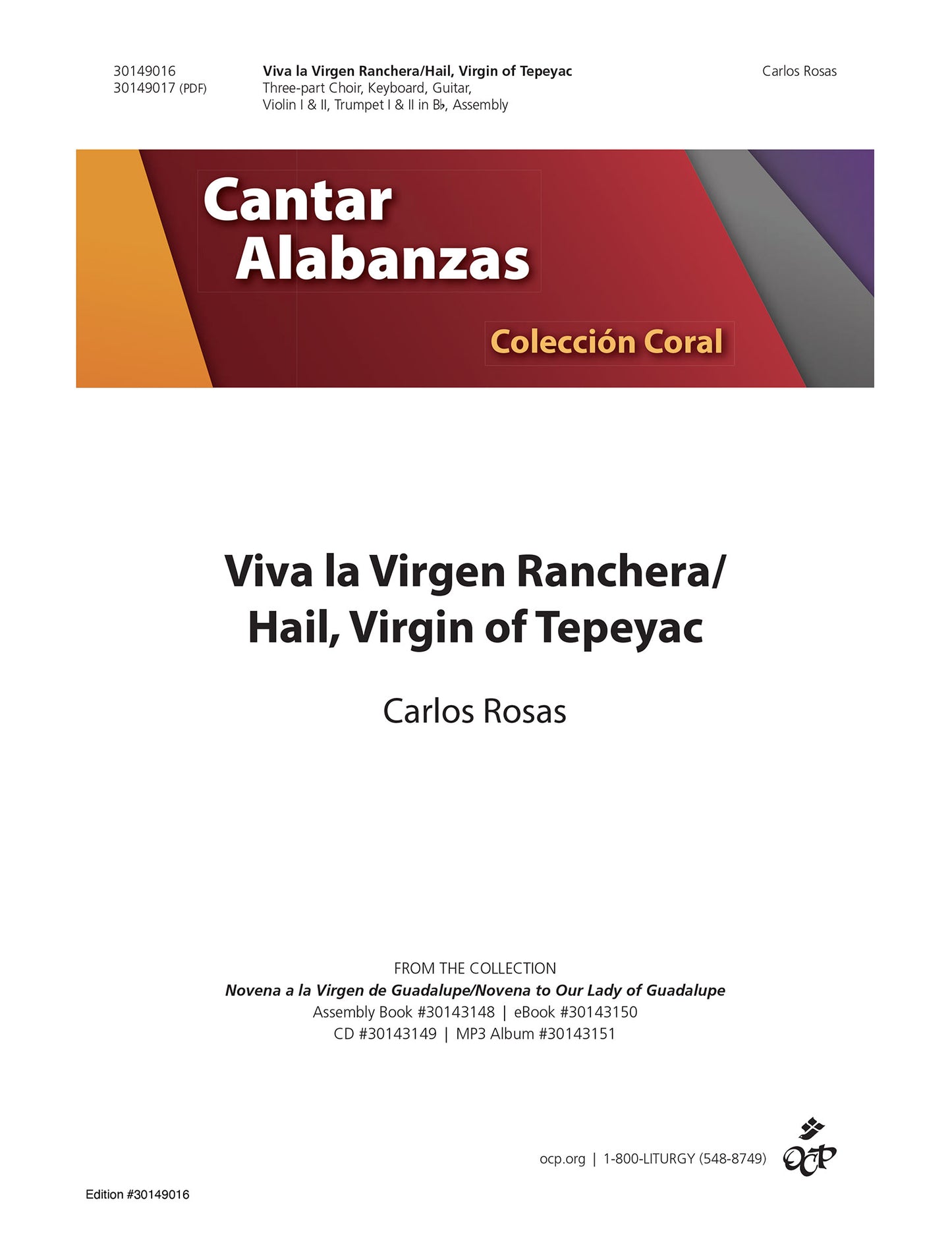 Viva la Virgen Ranchera/Hail, Virgin of Tepeyac