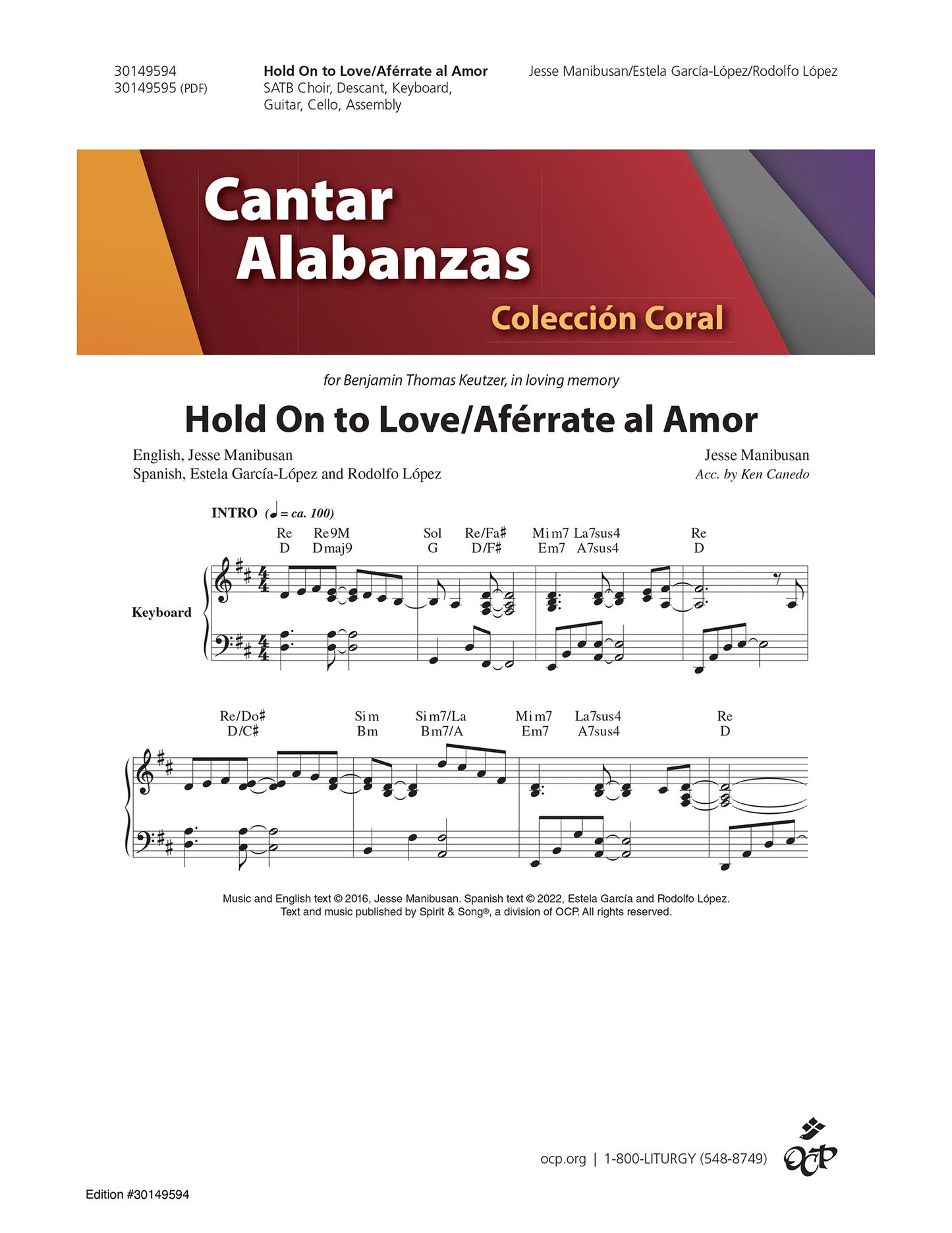 Hold On to Love/Aférrate al Amor