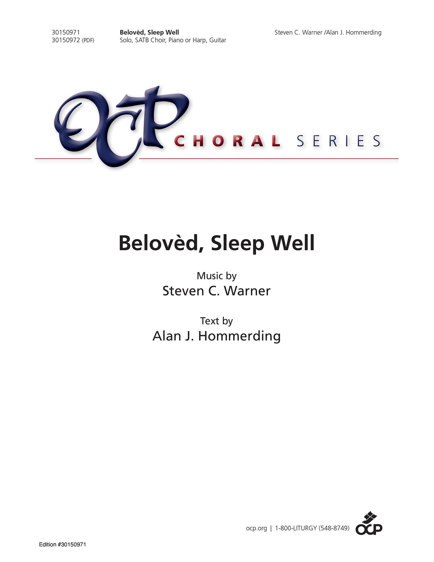 Belovèd, Sleep Well