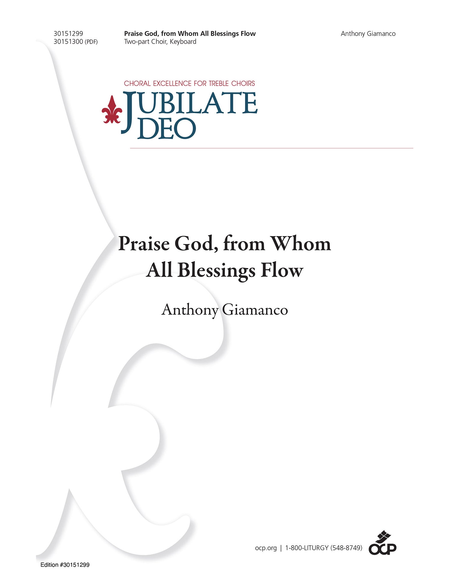 Praise God, from Whom All Blessings Flow