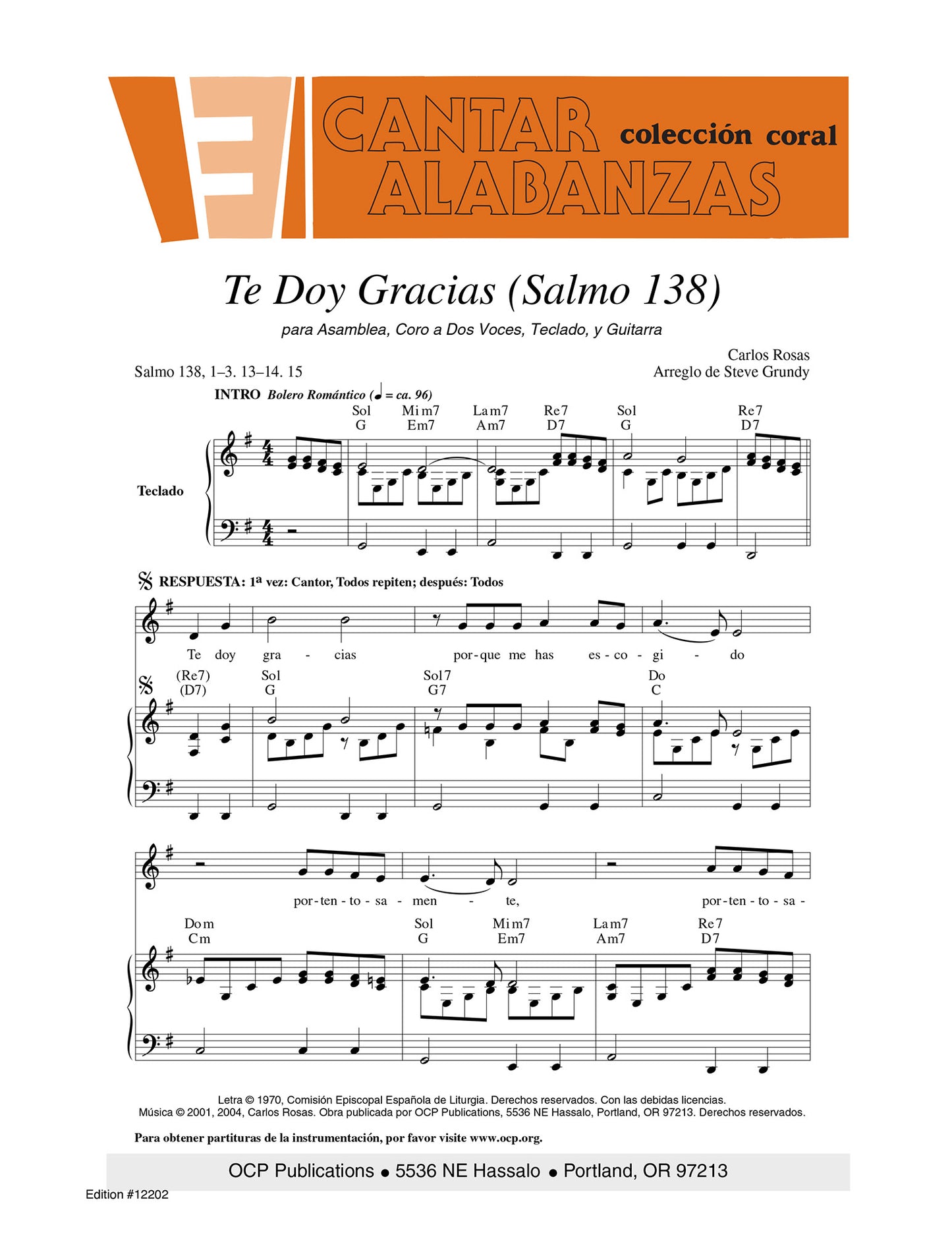 Te Doy Gracias (Salmo 138)