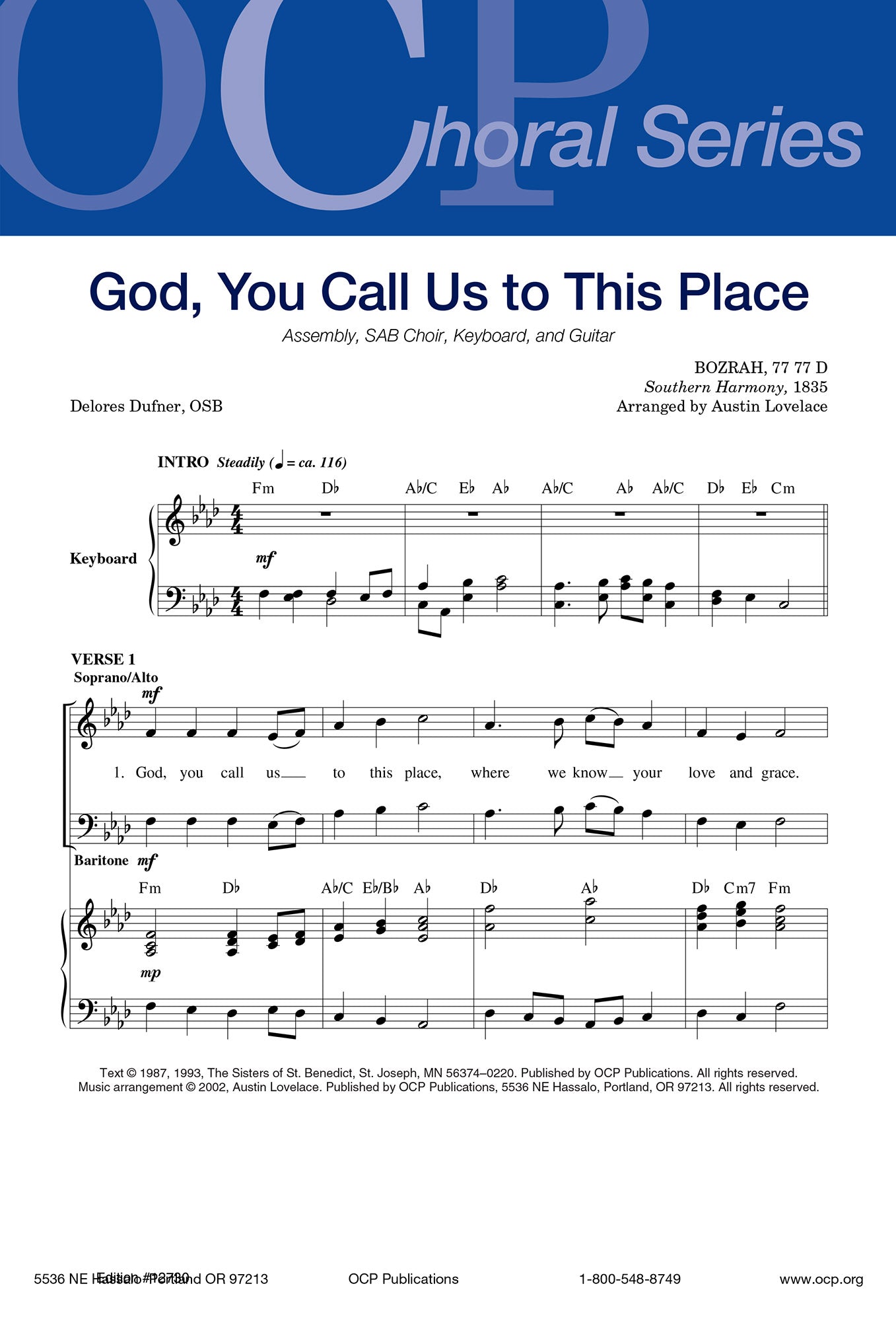 God, You Call Us to This Place