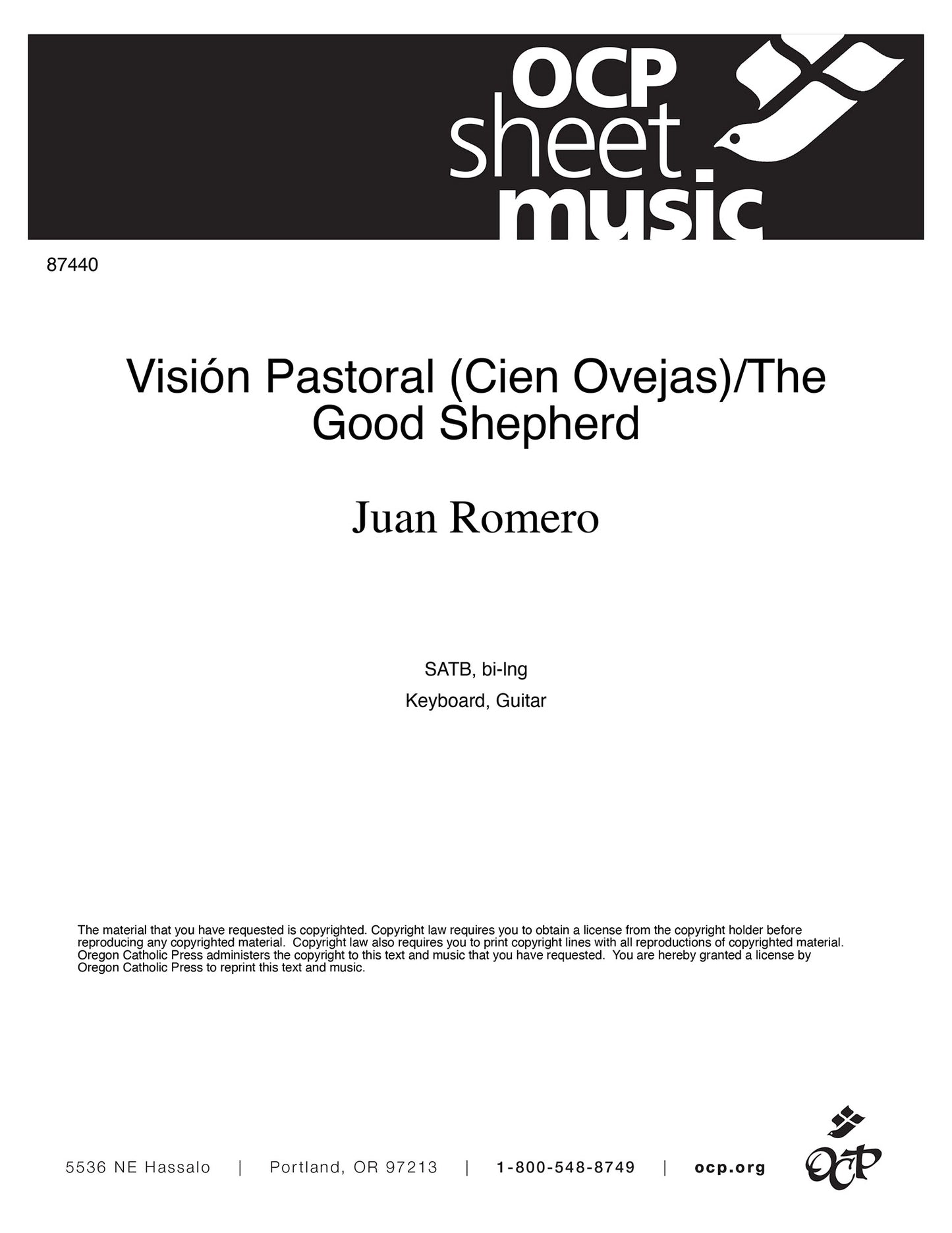 Visi—n Pastoral (Cien Ovejas)/The Good Shepherd