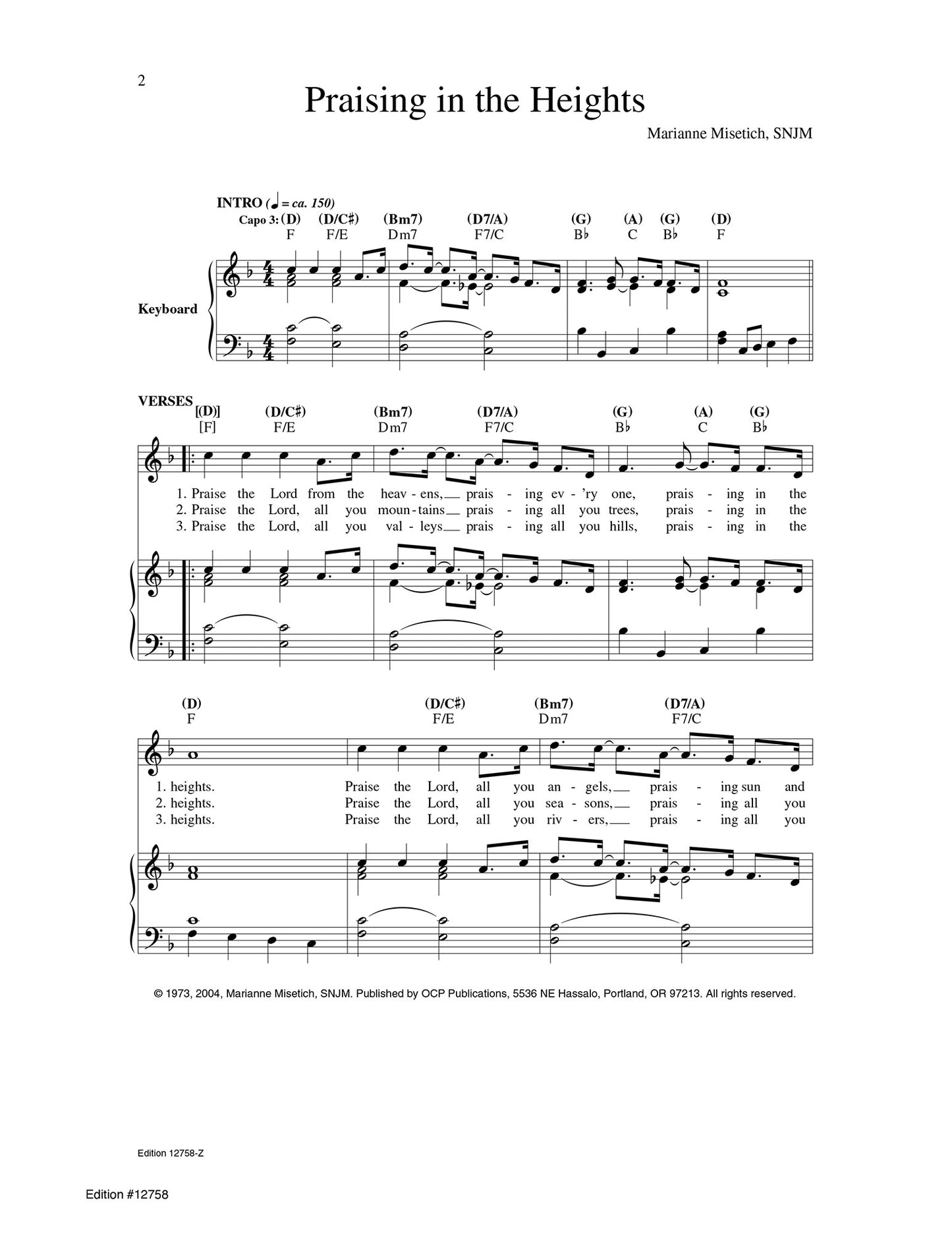 Praising in the Heights/Yes, God Made All Things