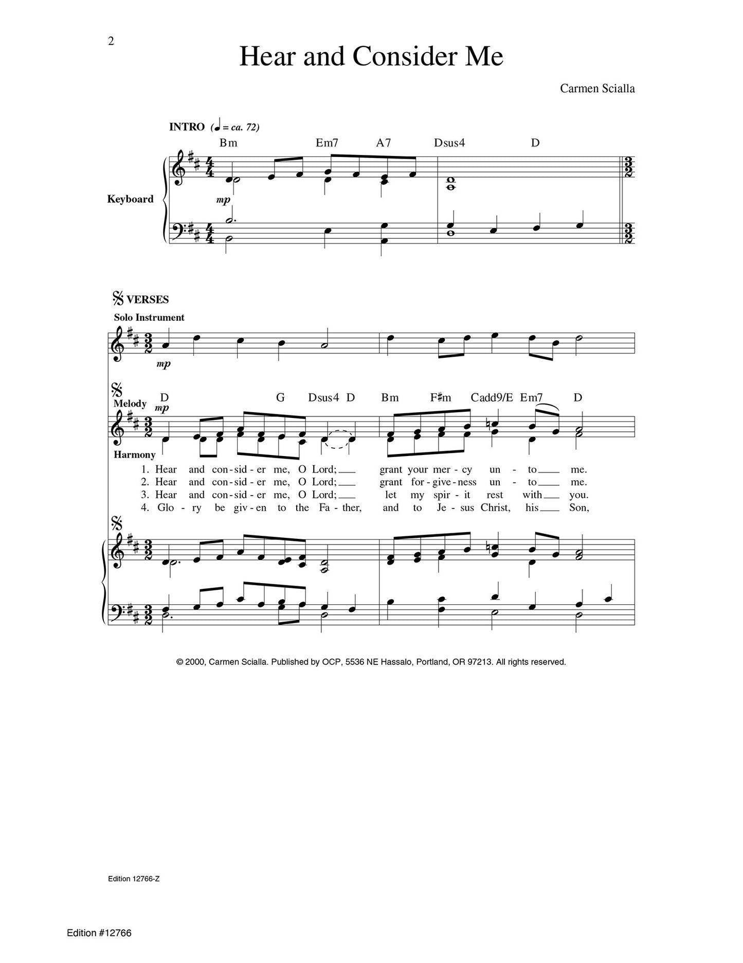 Hear and Consider Me