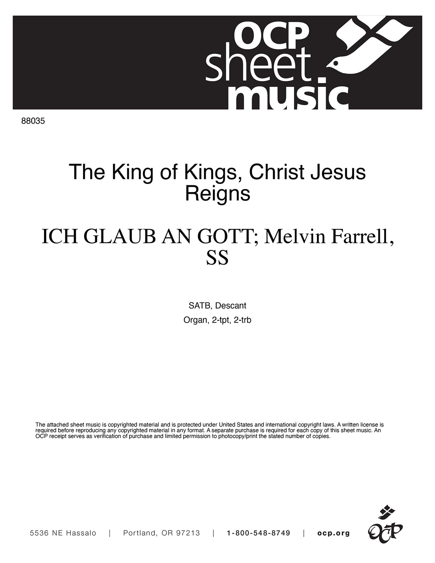 The King of Kings, Christ Jesus Reigns