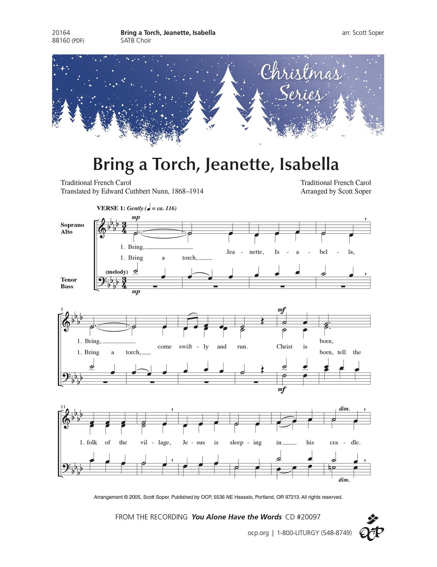 Bring a Torch, Jeanette, Isabella