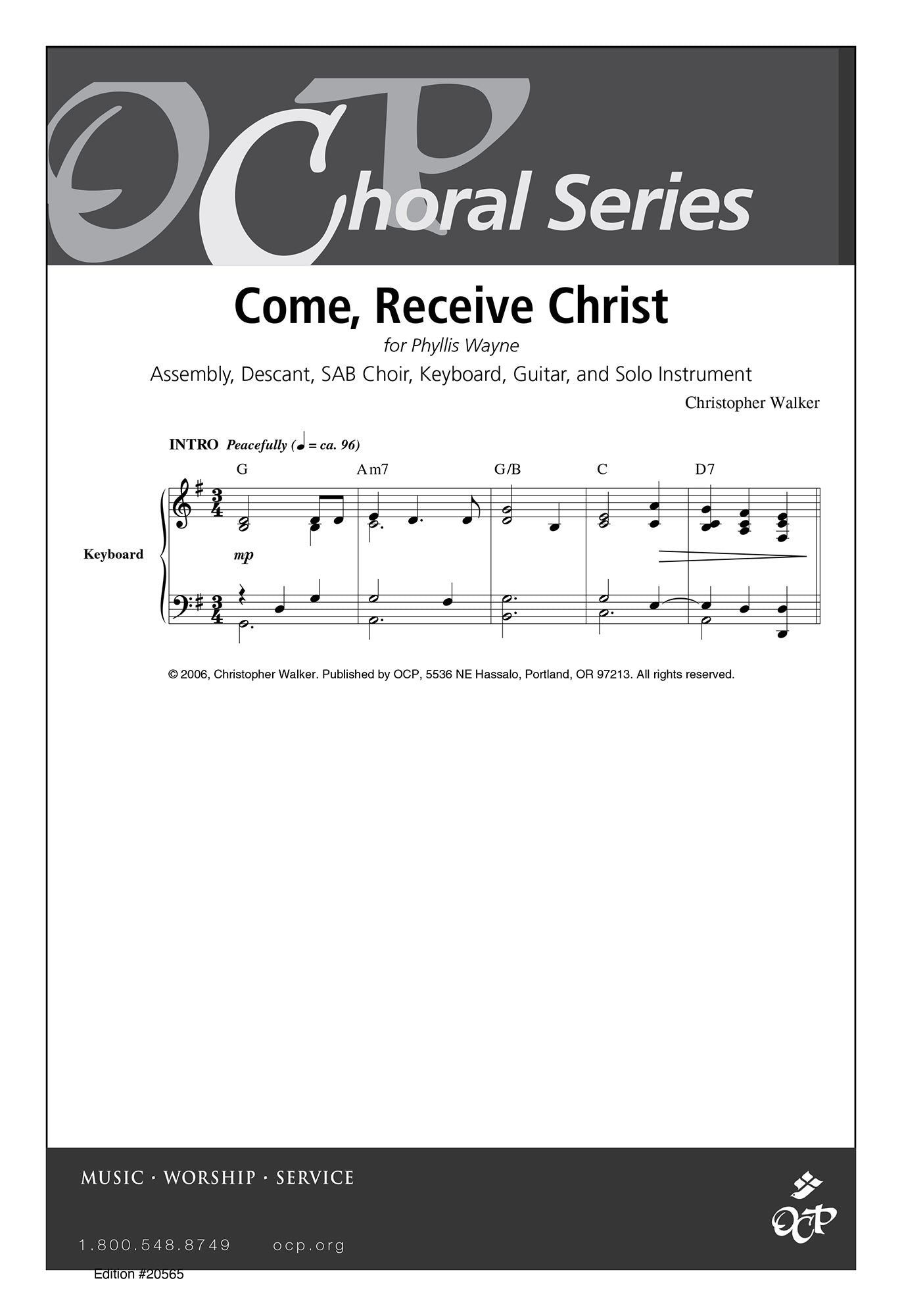 Come, Receive Christ