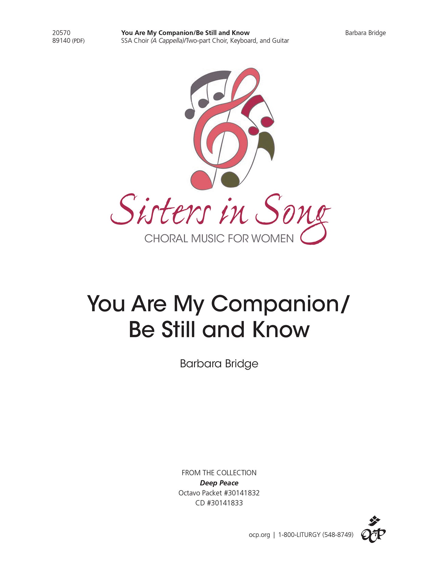 You Are My Companion/Be Still and Know