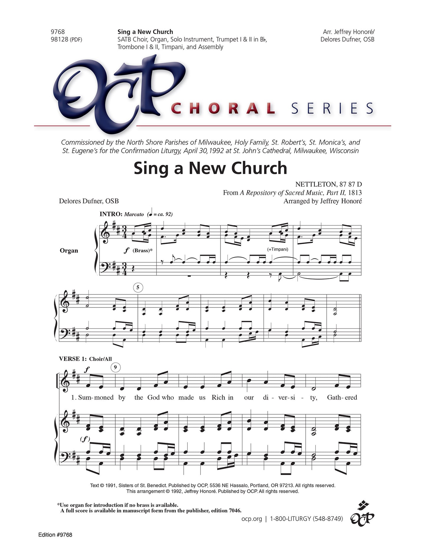 Sing a New Church