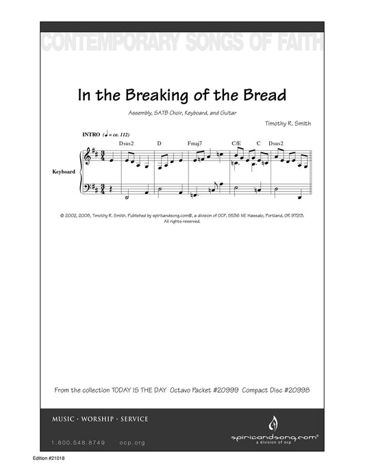 In the Breaking of the Bread