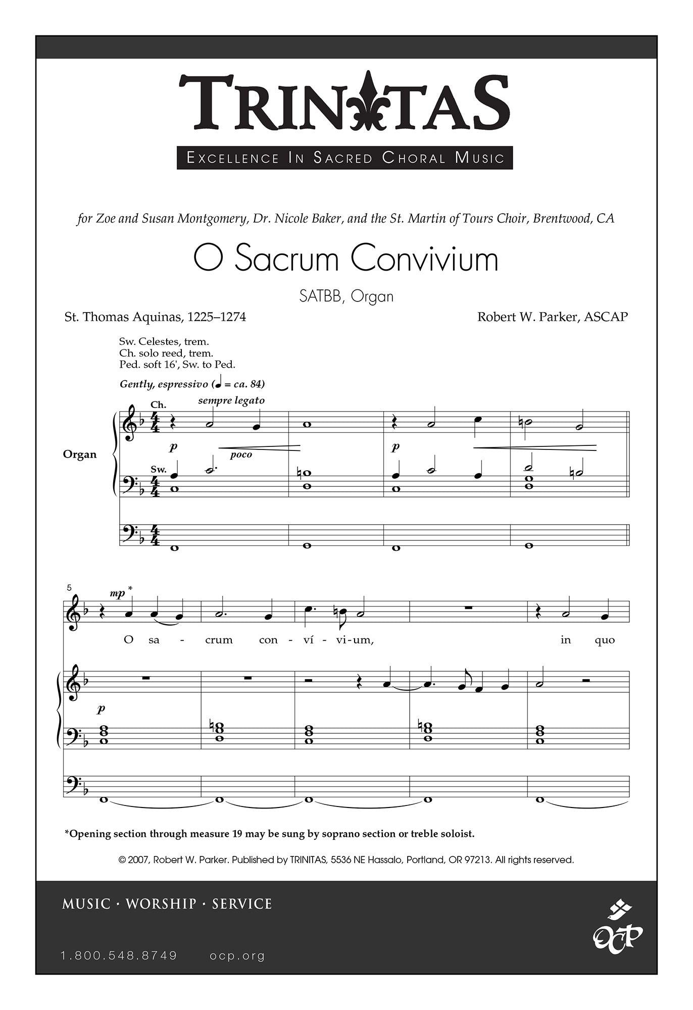 O Sacrum Convivium