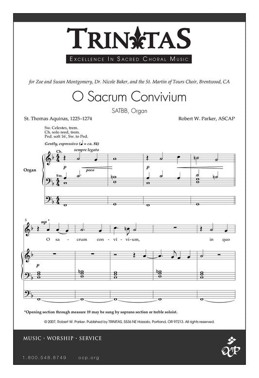 O Sacrum Convivium