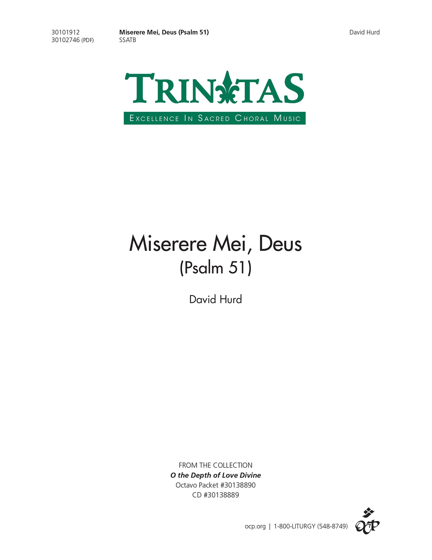 Miserere Mei, Deus (Psalm 51)