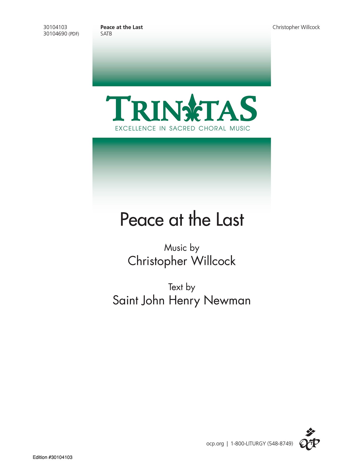 Peace at the Last