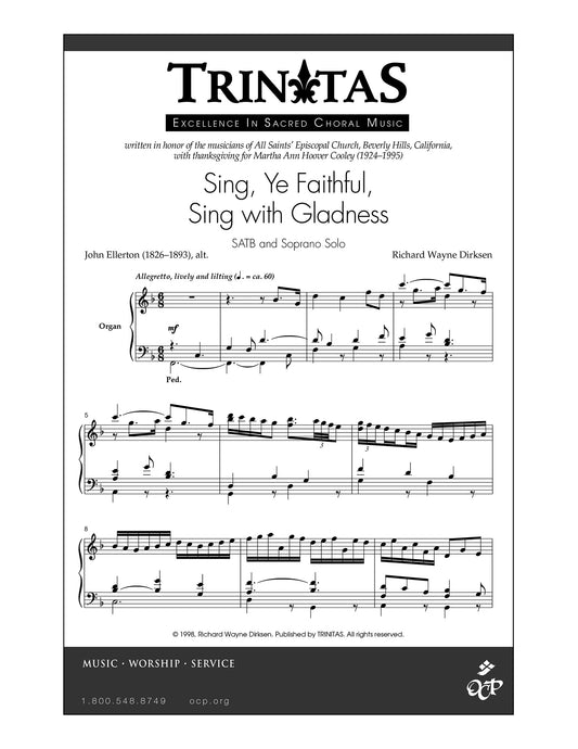 Sing Ye Faithful, Sing with Gladness
