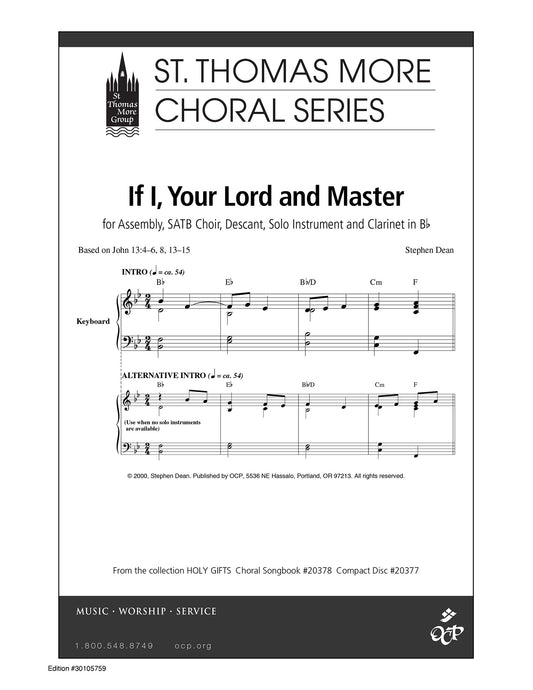 If I, Your Lord and Master