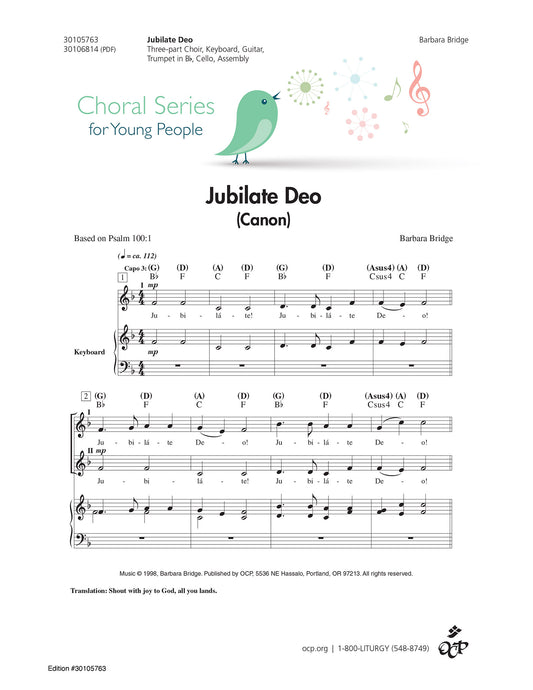 Jubilate Deo
