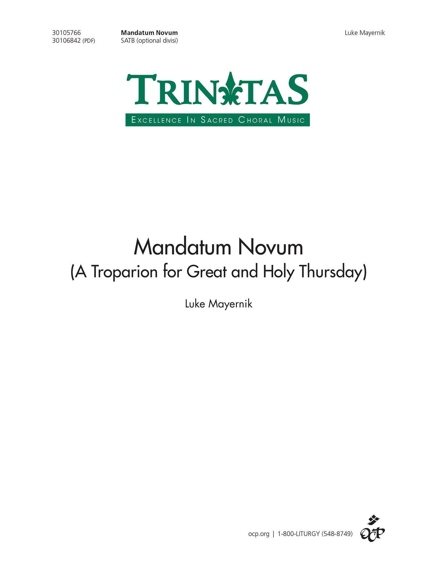 Mandatum Novum