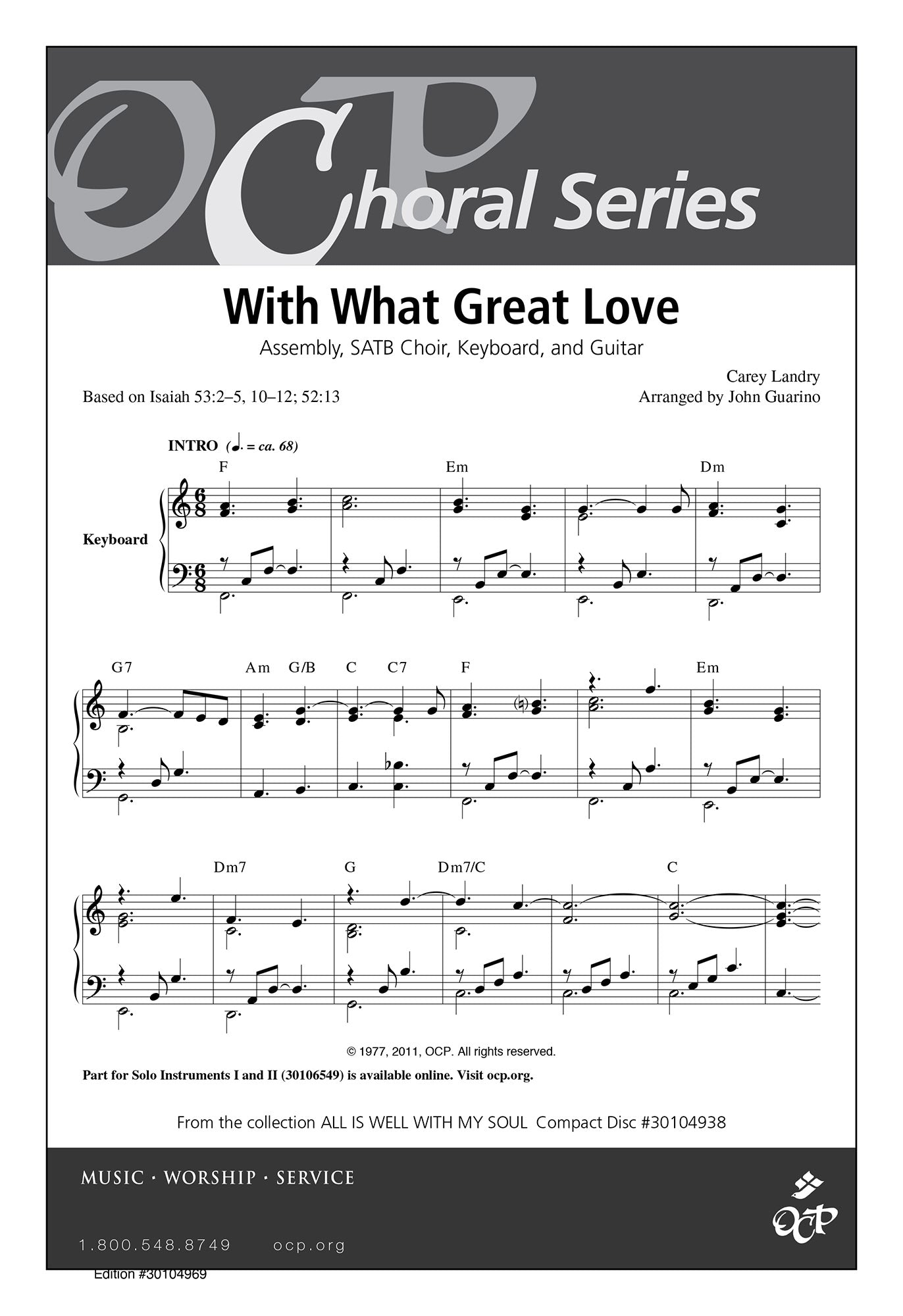 With What Great Love