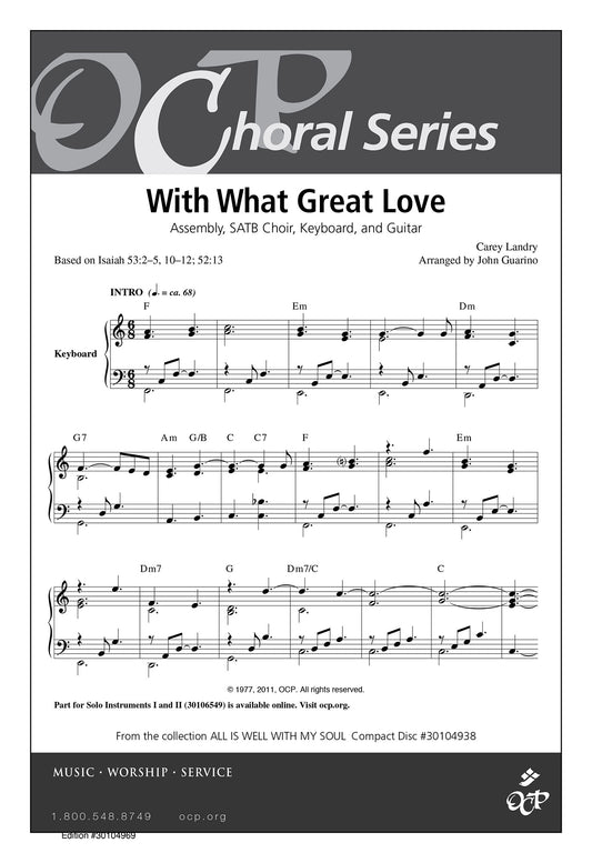 With What Great Love