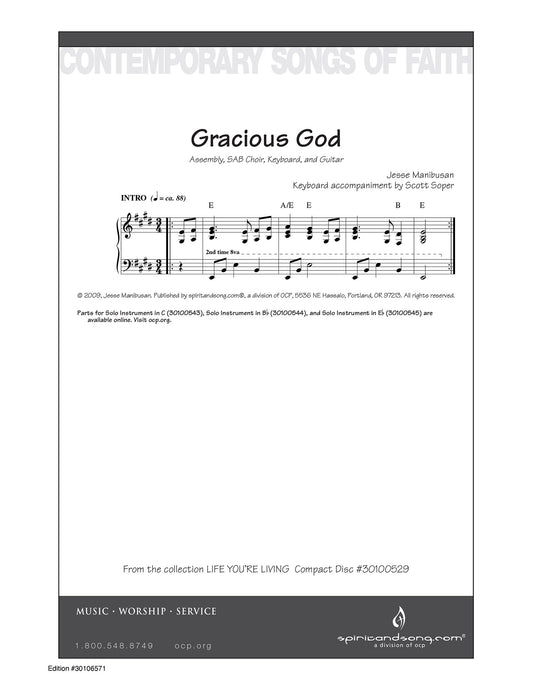 Gracious God