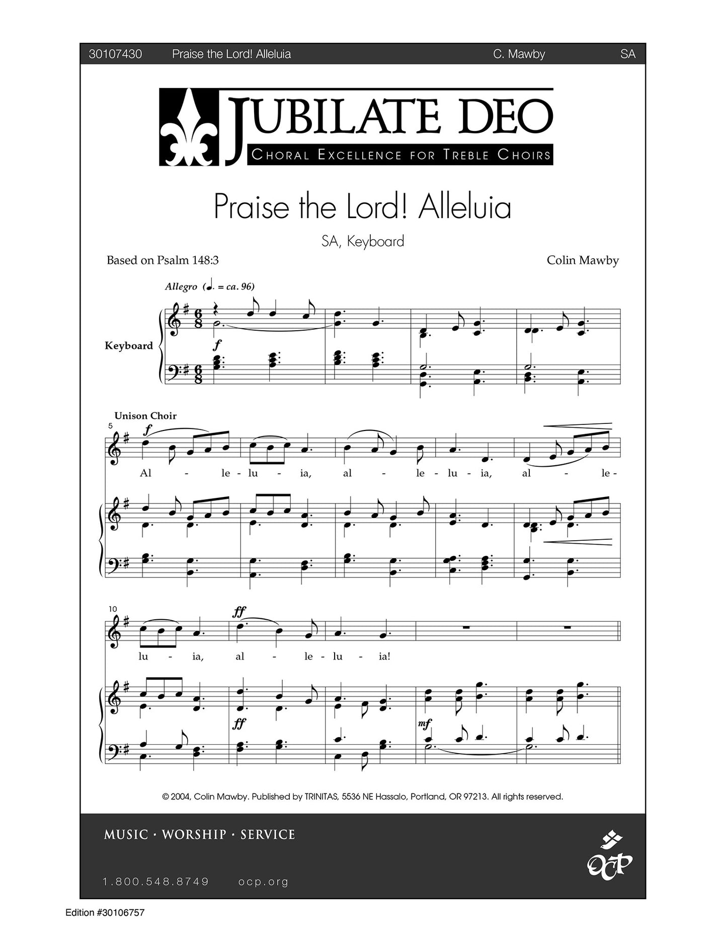 Praise the Lord! Alleluia