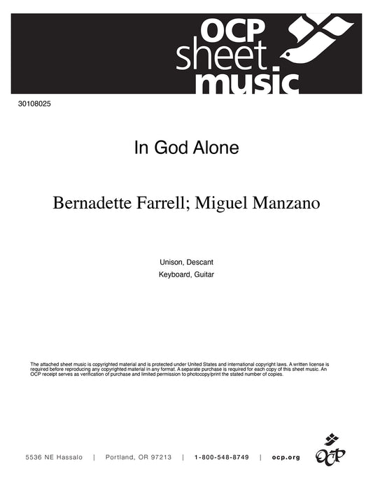In God Alone